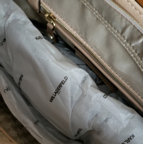 Karl Lagerfeld Paris - textured tote - purse - Picture 9 of 10